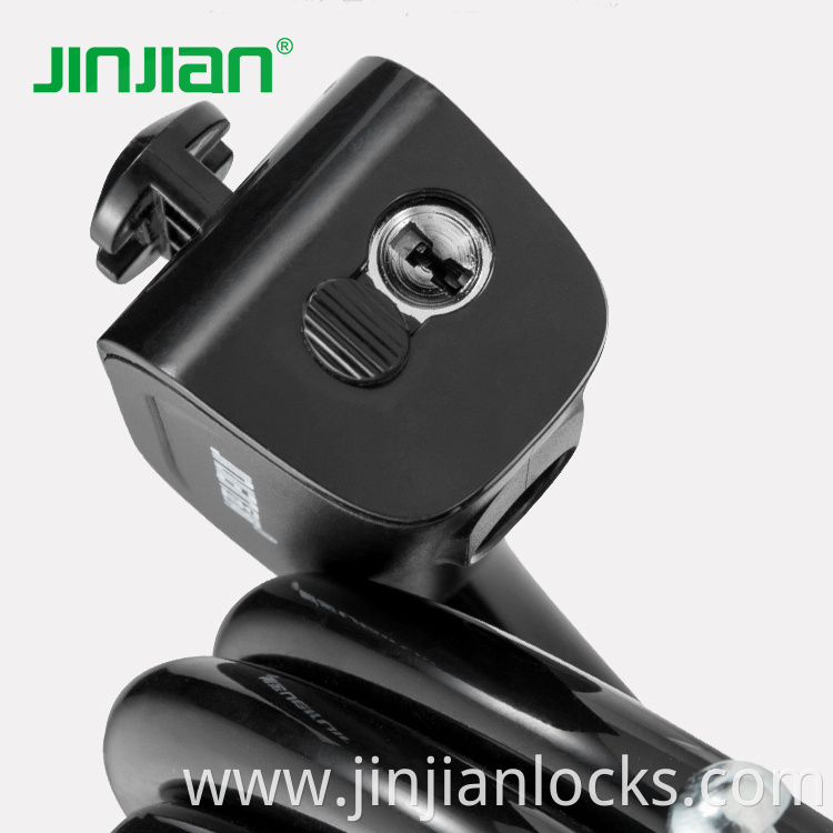 For Electric Scooter Steel Wire Password Lock Four Padlock Anti-Theft Cable lock bike security spiral cable lock